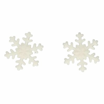 FunCakes Fondant Decoratie Sneeuwvlokken Wit Set/1