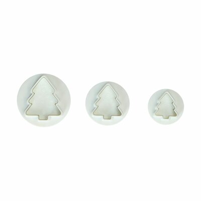 Wilton Plunger Cutter Kerstboom set/3
