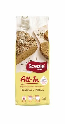 Soezie All-in Brood met Pitten 500g T.H.T. 22-10-25