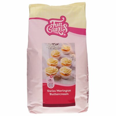 FunCakes Mix voor Swiss Meringue Botercrème 4 kg