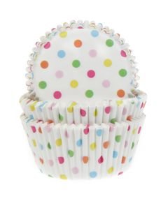 House of Marie Baking Cups Confetti pk/50