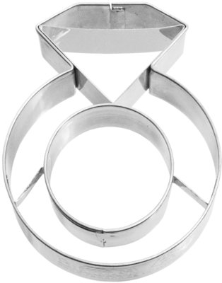 Birkmann Diamond Ring cookie cutter 7cm