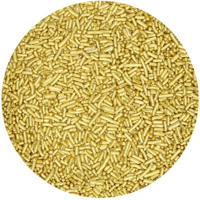 FunCakes Sugar Strands Metallic Gold 80g