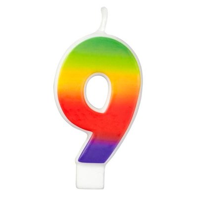 Wilton Rainbow Candle 9