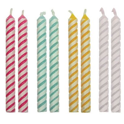 PME Candles Striped Pk/24