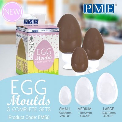 PME Egg Mould set/3