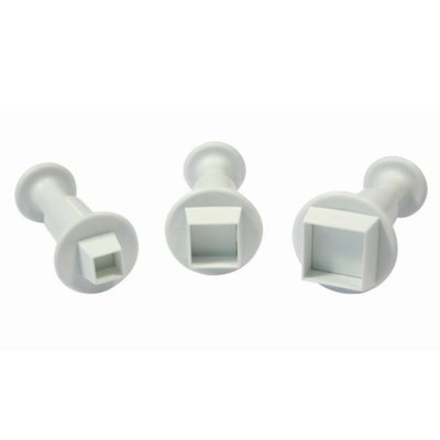 PME Miniature Square Plunger Cutter set/3