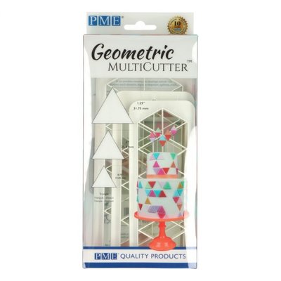 PME Geometrische Multi Uitsteker Driehoeken Set/3