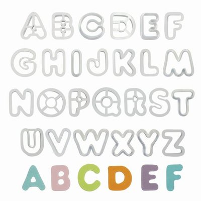 PME Découpoir Alphabet Set (x26) - Kaatjes Bakwinkel