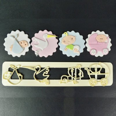 FMM Adorable Baby Cutter Set/4