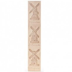 Speculaasplank Drie Molens (3x) 11,5x7,5cm