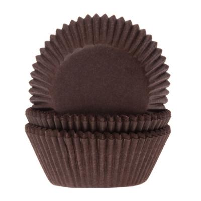 House of Marie Mini Baking Cups Bruin pk/60