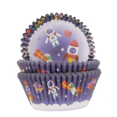 House of Marie Baking Cups Space pk/50