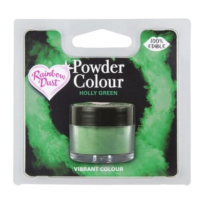 Rainbow Dust Powder Colour Green - Holly Green >