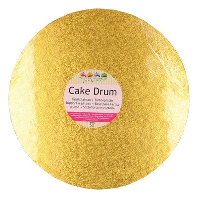 FunCakes Cake Drum Rond Ø 30,5 cm Goud